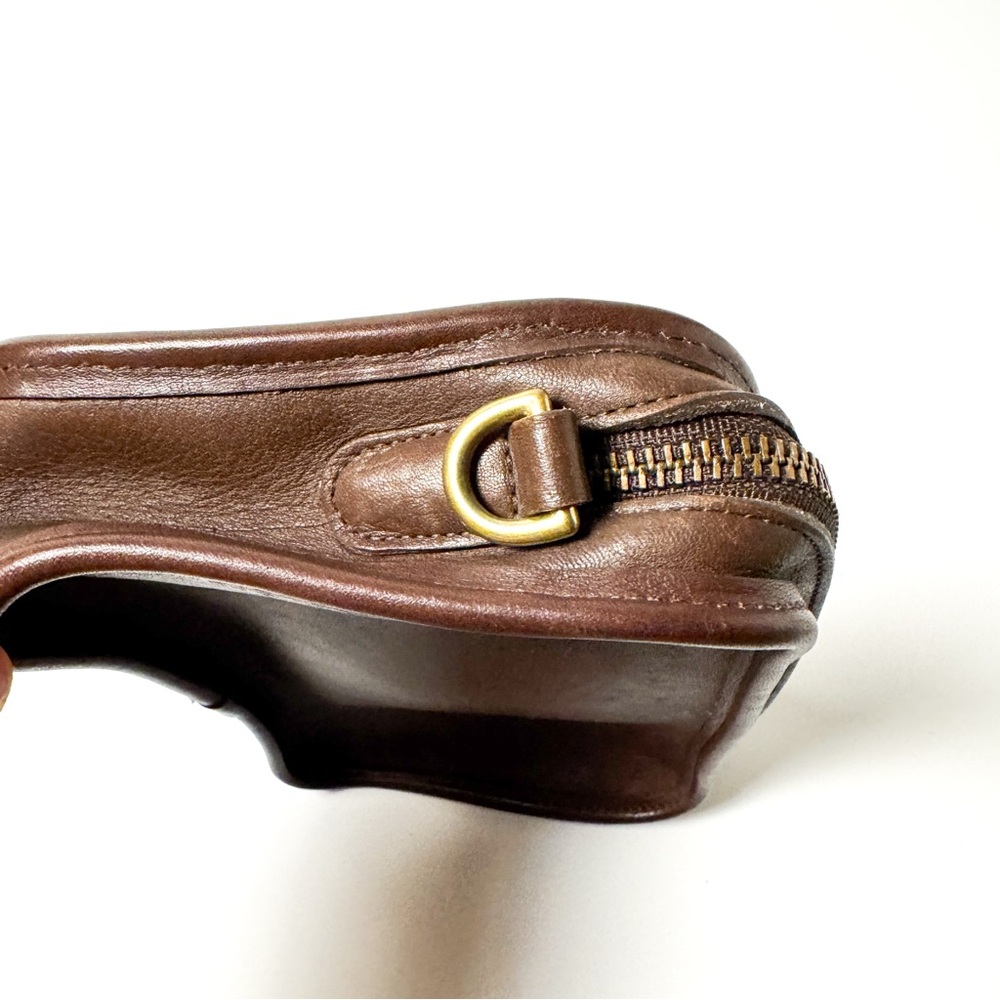 Vintage Coach Carnival Dark Brown Leather Bag 9925 (Missing Strap) - Picture 4 of 8